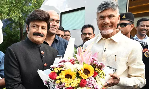 NBK అన్‌స్టాప‌బుల్ సెట్లో బావ CNB