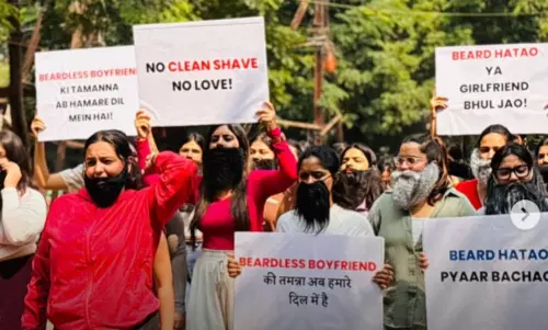 వైరల్  డిమాండ్... గడ్డాన్ని వదులుకో.. లేదా, గర్ల్  ఫ్రెండ్ ని వదులుకో!