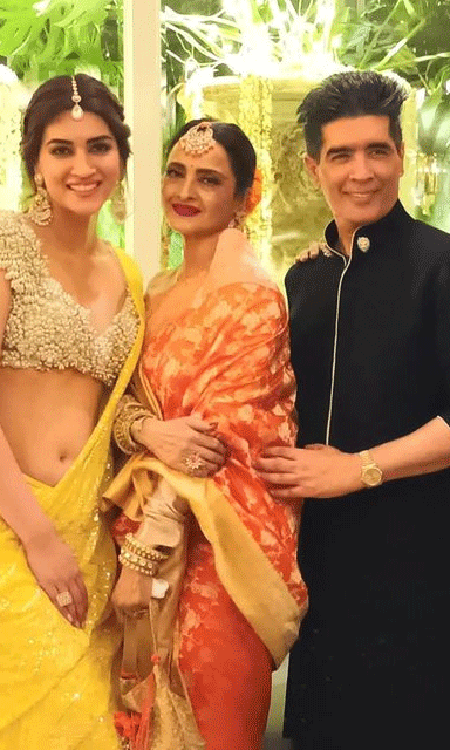 Bollywood Icons Kajol, Karisma, Urmila, and Raveena Shine in Manish Malhotras Diwali Tribute