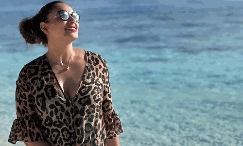 45 yr old beauty stuns by the beach