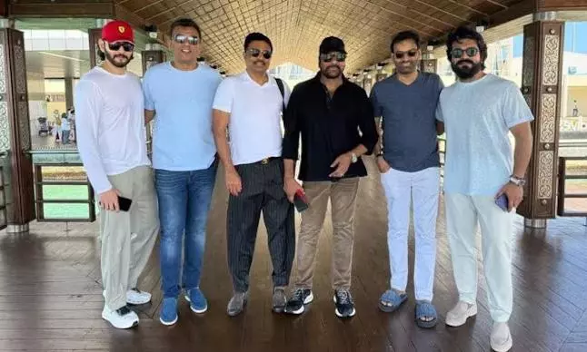 మరో సూపర్ క్లిక్.. ఒకే ఫ్రేమ్ లో చిరు, మహేష్, చరణ్