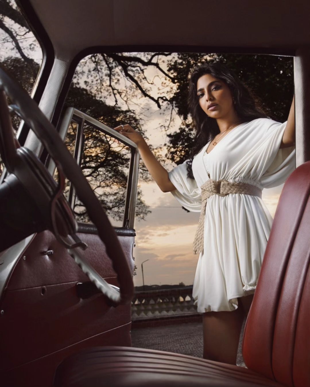 Aishwarya Lekshmi stylish look ever in white Aishwarya Lekshmi stylish look ever in white