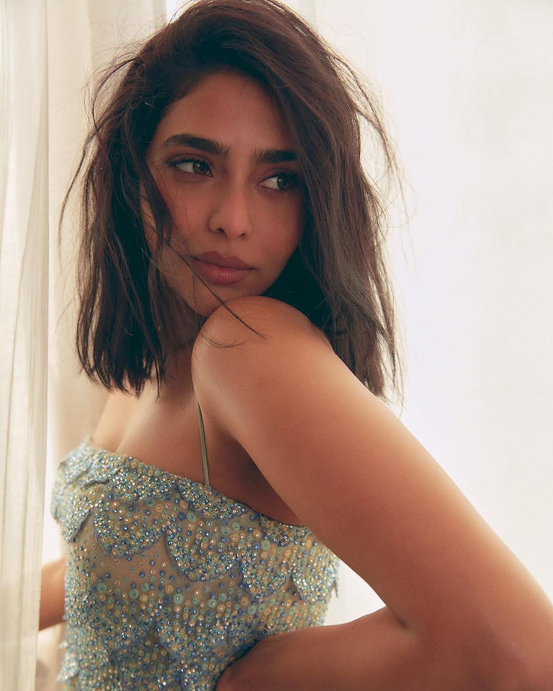 Aishwarya Lekshmi stylish look ever in white Aishwarya Lekshmi stylish look ever in white