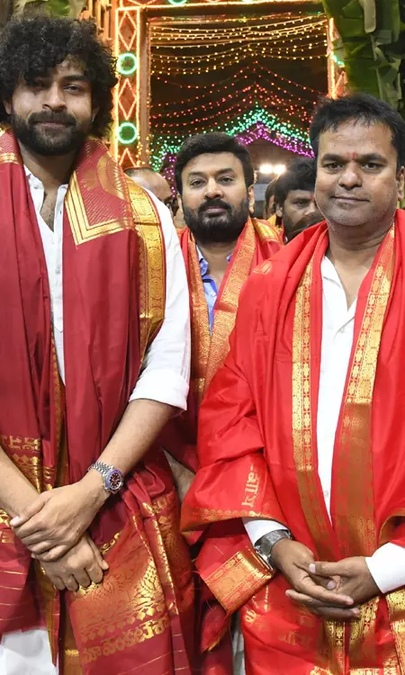Varun Tej and Matka Movie Team Visit Tirumala.
