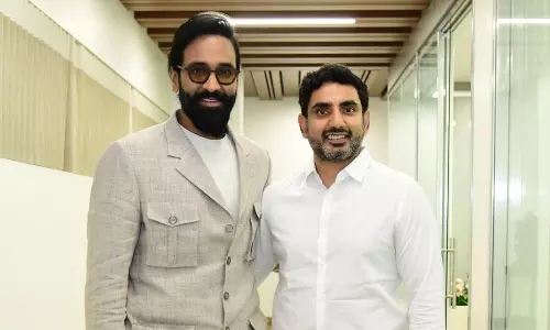 జగన్  బామ్మర్ది లోకేష్  తో భేటీ!