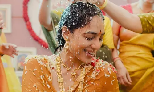 దేవసేనలా కొత్త పెళ్లి కూతురు శోభిత!