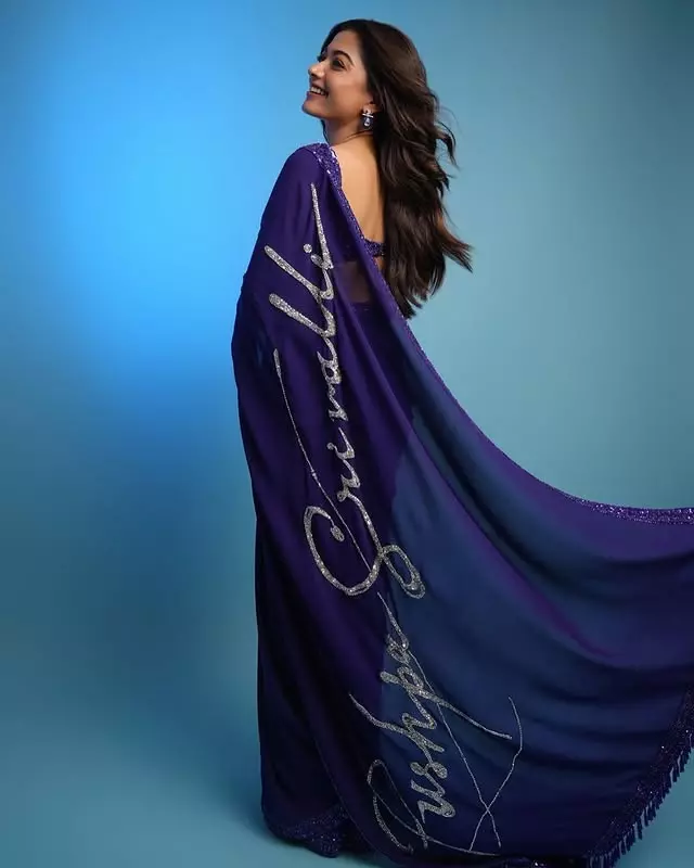 Rashmika Mandanna�s fashion sense shines bright in this dress. Rashmika Mandanna�s fashion sense shines bright in this dress.