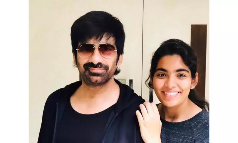 సితార కాంపౌండ్ లో రవితేజ కూతురు.. ఏం నేర్చుకుంటోంది..