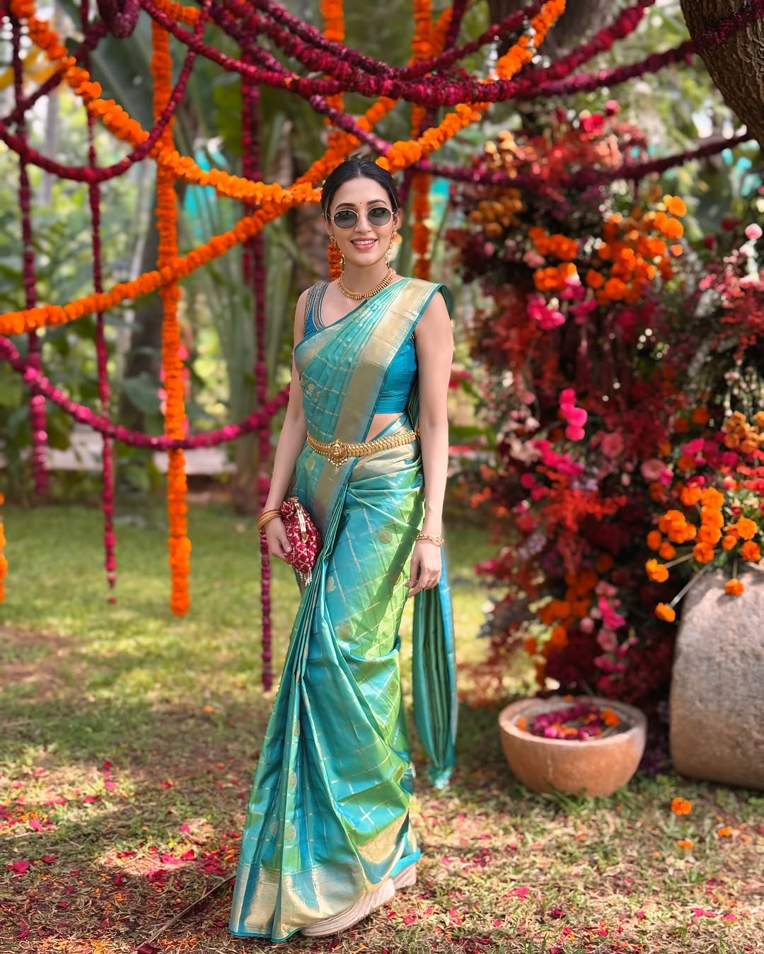 Neha Shetty proves her style is unbeatable in this dress. Neha Shetty proves her style is unbeatable in this dress.