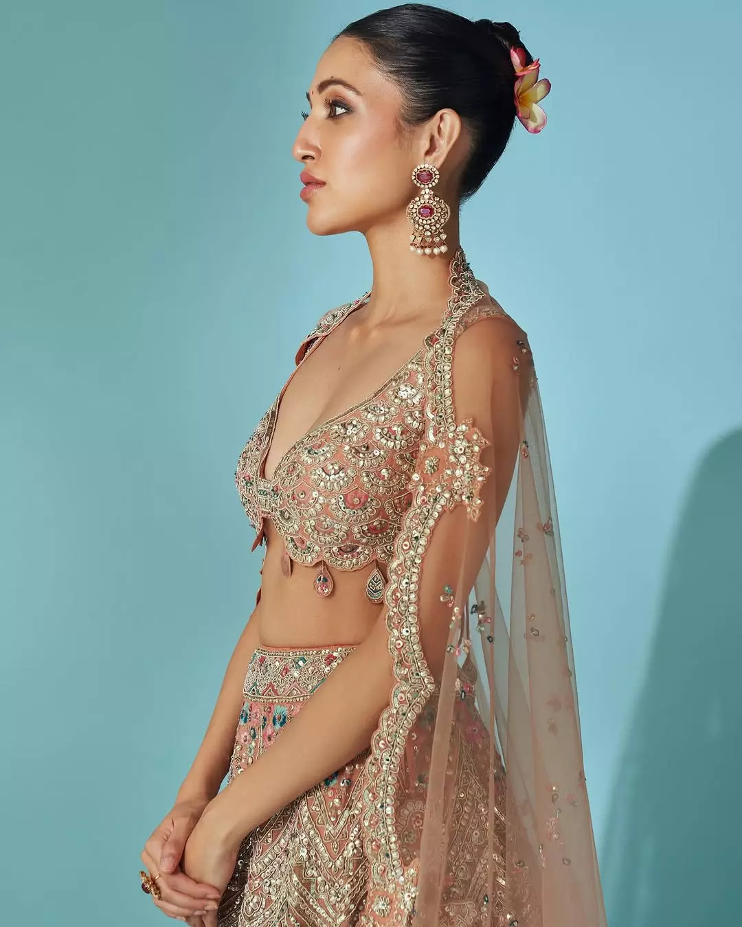 Neha Shetty proves her style is unbeatable in this dress. Neha Shetty proves her style is unbeatable in this dress.