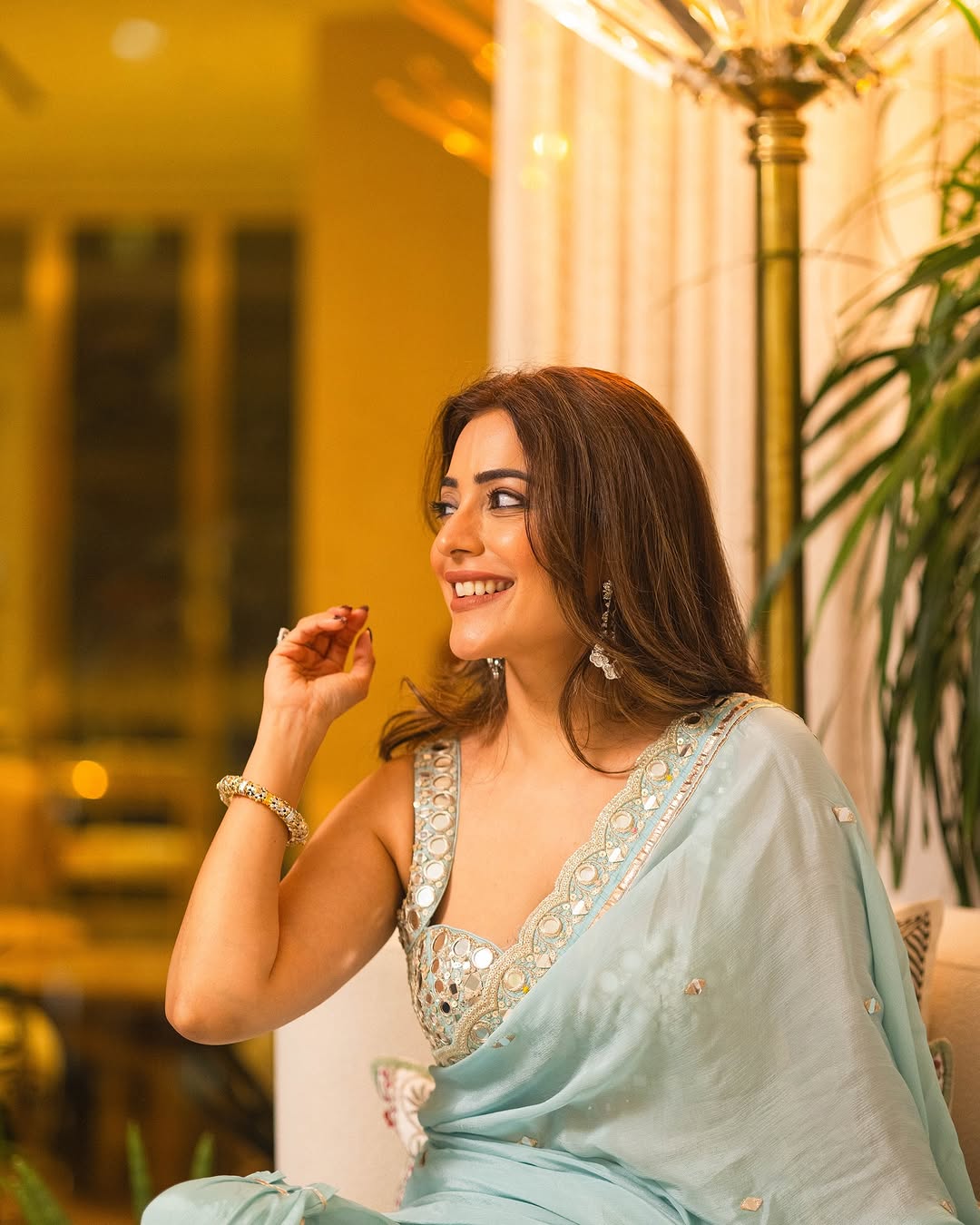 This dress takes Nisha Aggarwals elegance to the next level This dress takes Nisha Aggarwals elegance to the next level