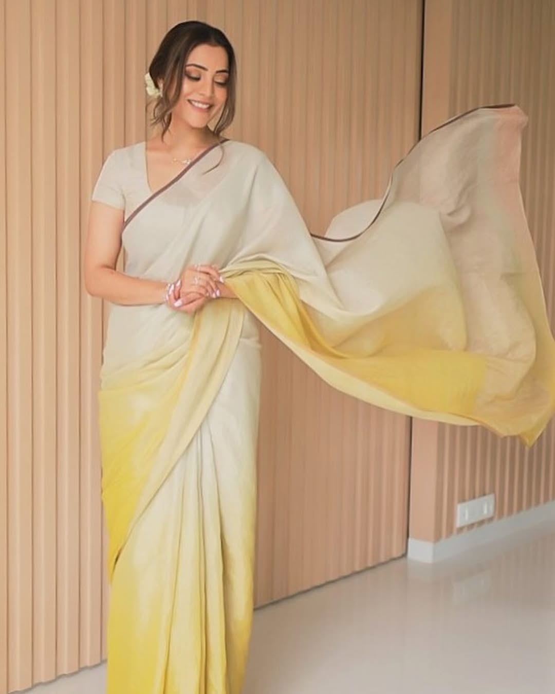 This dress takes Nisha Aggarwals elegance to the next level This dress takes Nisha Aggarwals elegance to the next level