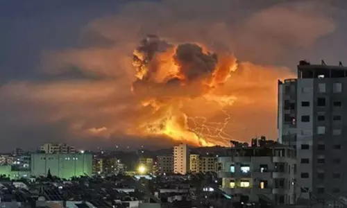 భూమి కంపించేలా ఇజ్రాయెల్ భీకరదాడి... రిక్టర్ స్కేలుపై ఎంతంటే..?