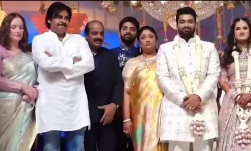 బిగ్ సీ బాలు చౌద‌రి డాట‌ర్ కి ప‌వ‌న్ దంప‌తుల ఆశీర్వాదం!