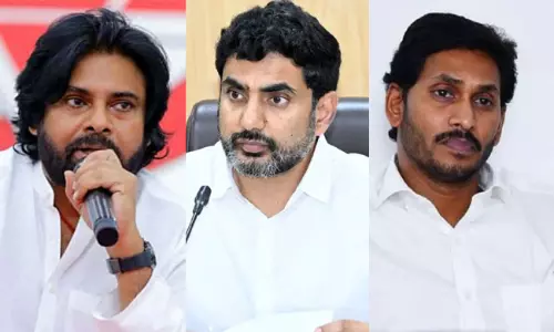 పవన్ లోకేష్ జగన్ మధ్యనే పోటీ...డిసైడ్ చేశారా ?