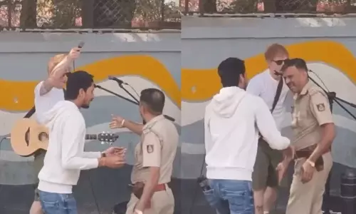 షీర‌న్ స్ట్రీట్ షోకు పోలీసులు బిగ్ బ్రేక్‌.. ఫ్యాన్స్ సీరియ‌స్!