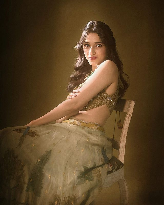 Nuveksha Turns Heads in a Stunning Black Lehenga