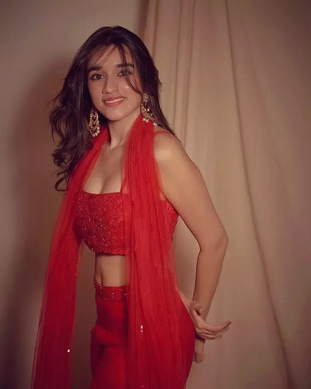 Nuveksha Turns Heads in a Stunning Black Lehenga