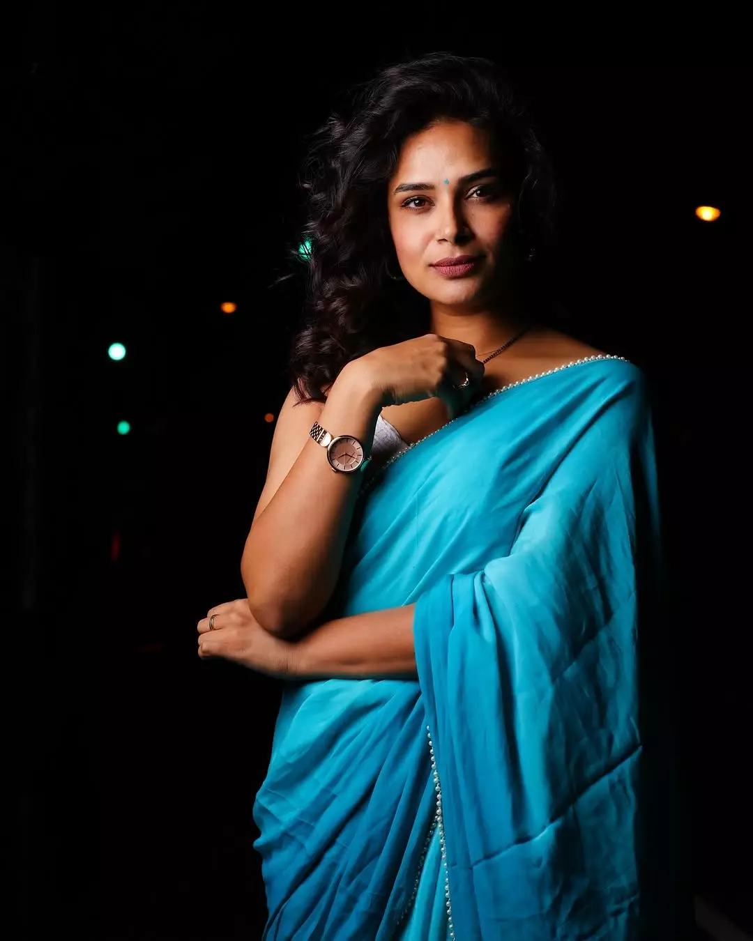 Hari Teja Aces the Fashion Game in Saree