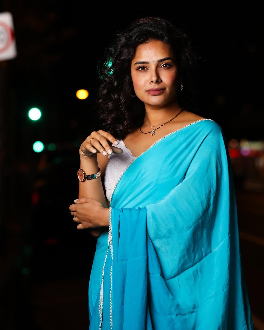 Hari Teja Aces the Fashion Game in Saree