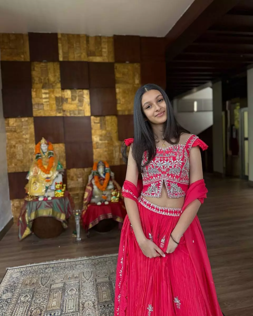Sithara Ghatamaneni Dazzles in Ethnic Wear in Latest Instagram Post