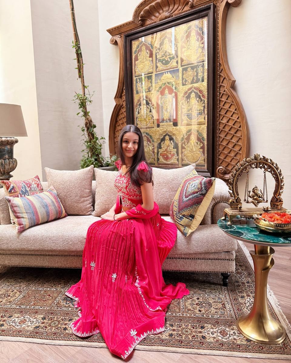 Sithara Ghatamaneni Dazzles in Ethnic Wear in Latest Instagram Post