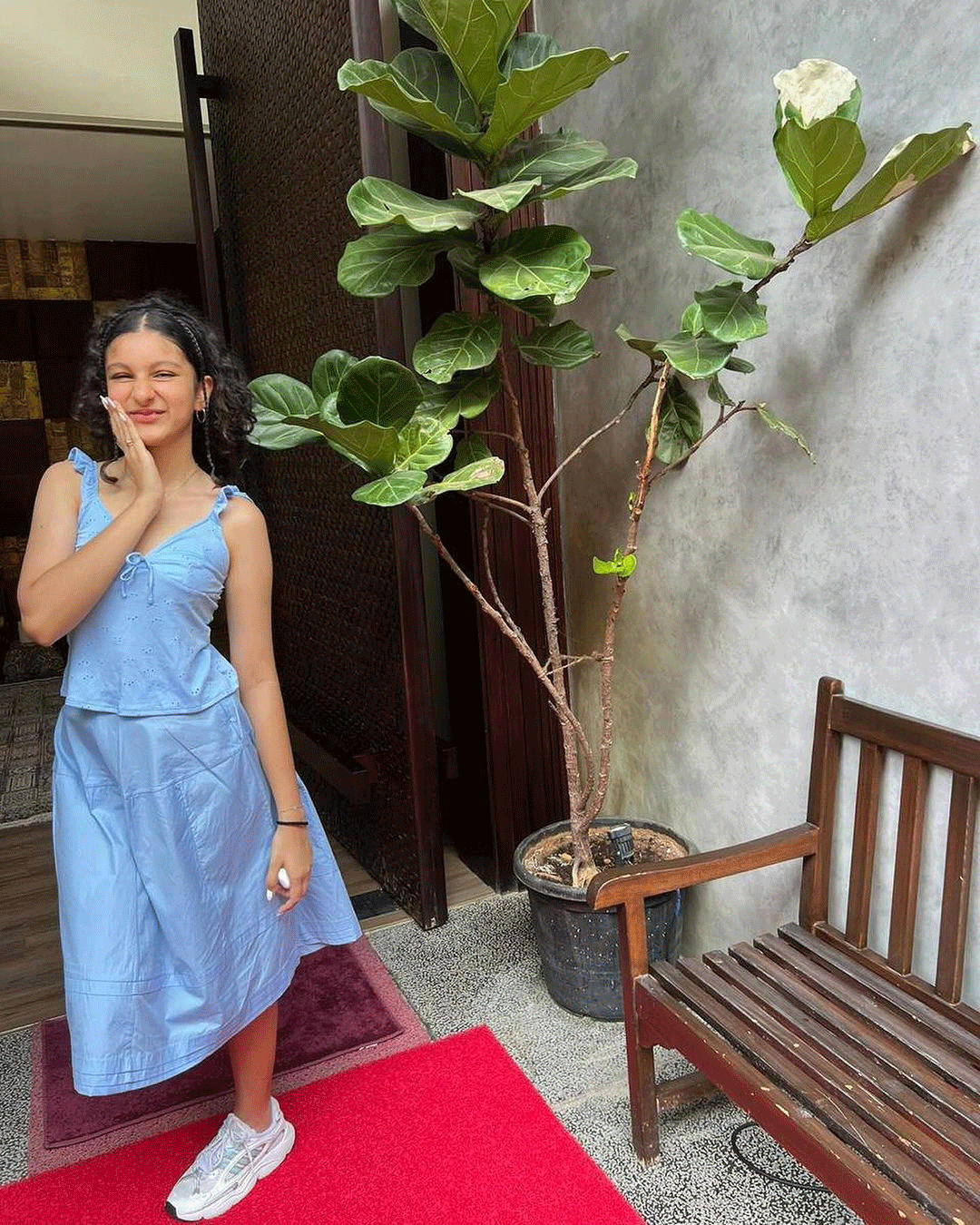 Sithara Ghatamaneni Dazzles in Ethnic Wear in Latest Instagram Post