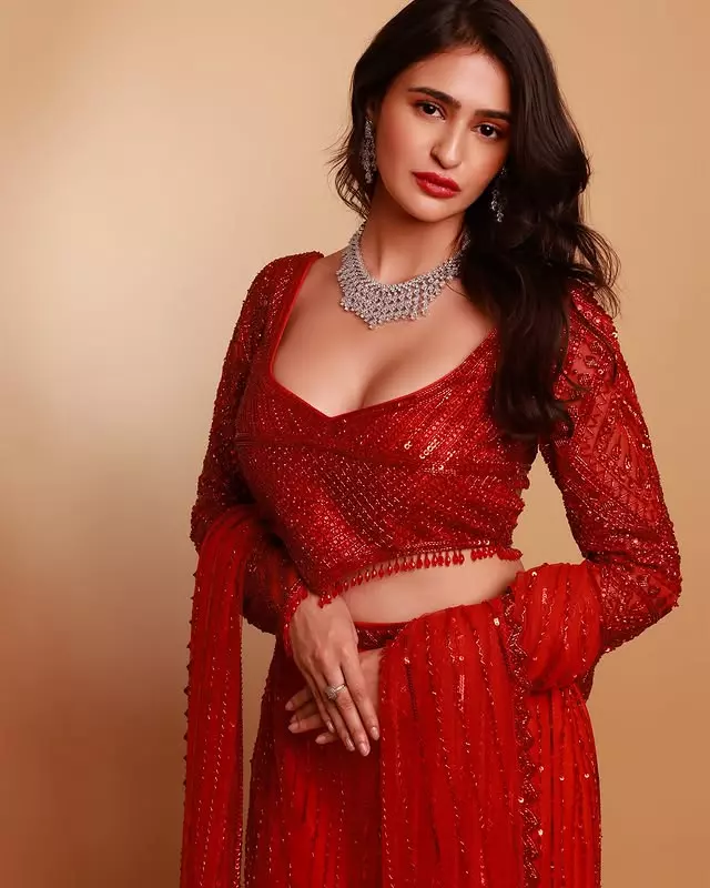 Prakriti Pavanis Witty Charm and Timeless Style in Red