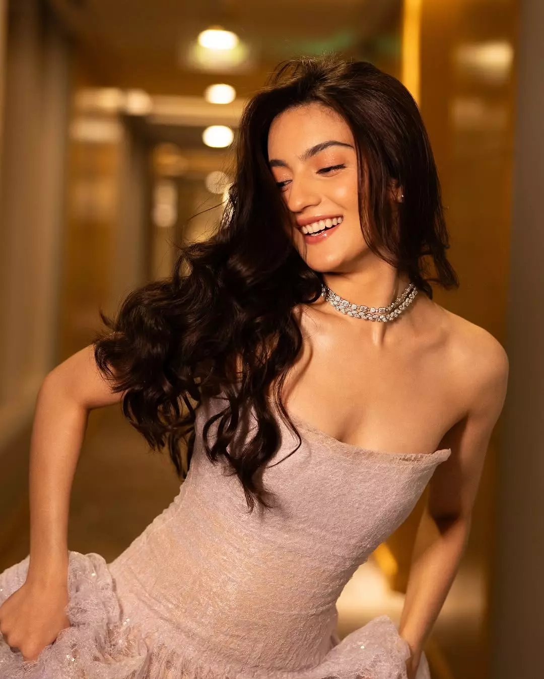 Pratibha Ranta turns heads in a glamorous evening dress