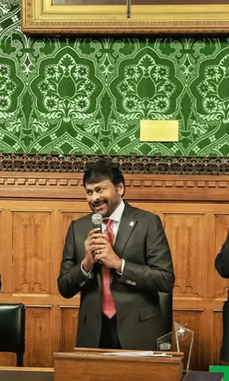 Megastar Chiranjeevi Honored with Prestigious Lifetime Achievement Award at UK Parliament