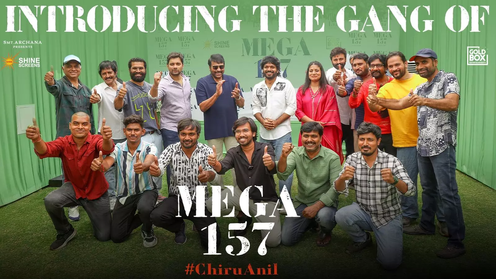 Megastar Chiranjeevi and Anil Ravipudi ready to impress us with #Mega157 | Megastar  Chiranjeevi and Anil Ravipudi ready to impress us with #Mega157