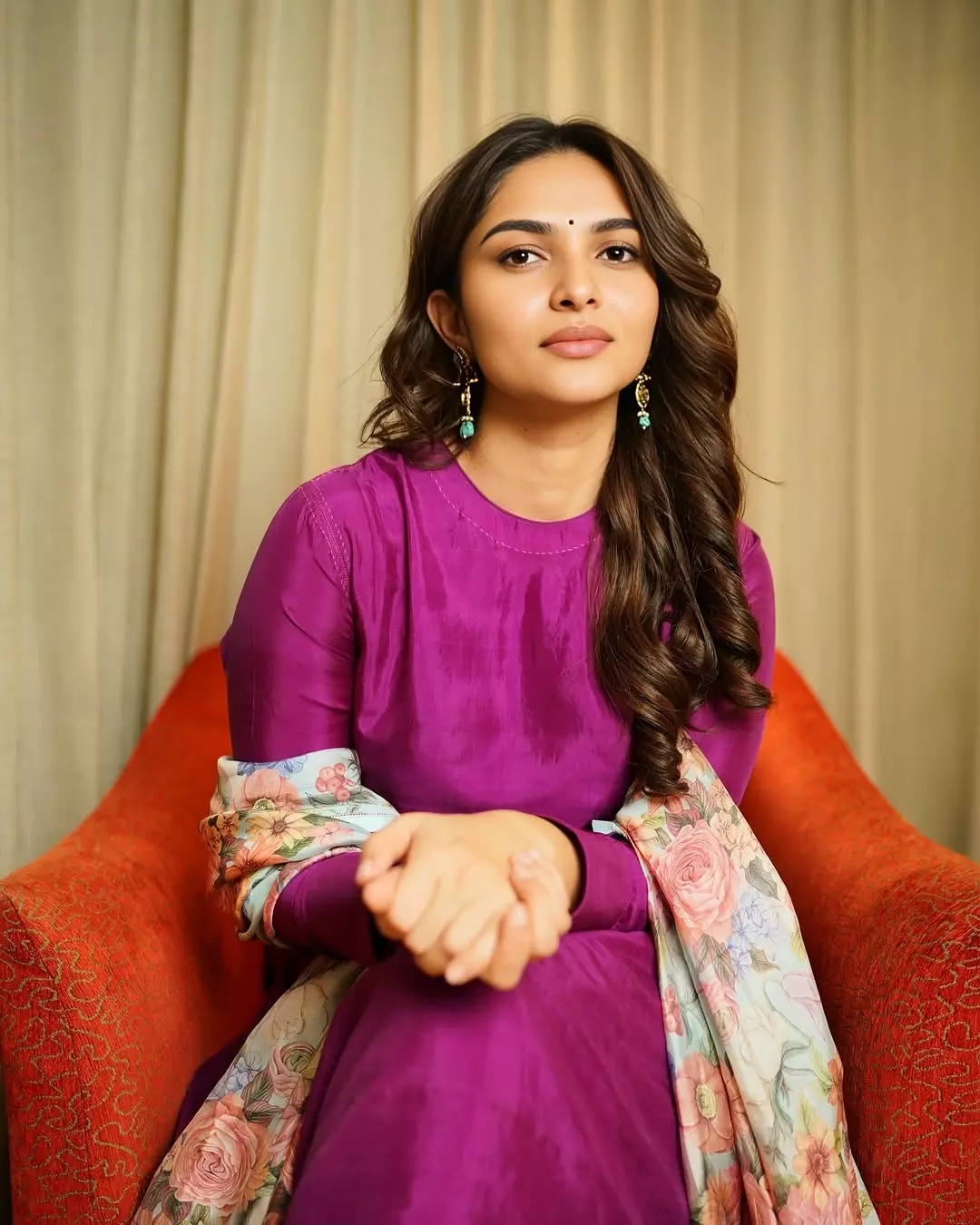 Kayadu Lohar’s Ethereal Elegance in Purple