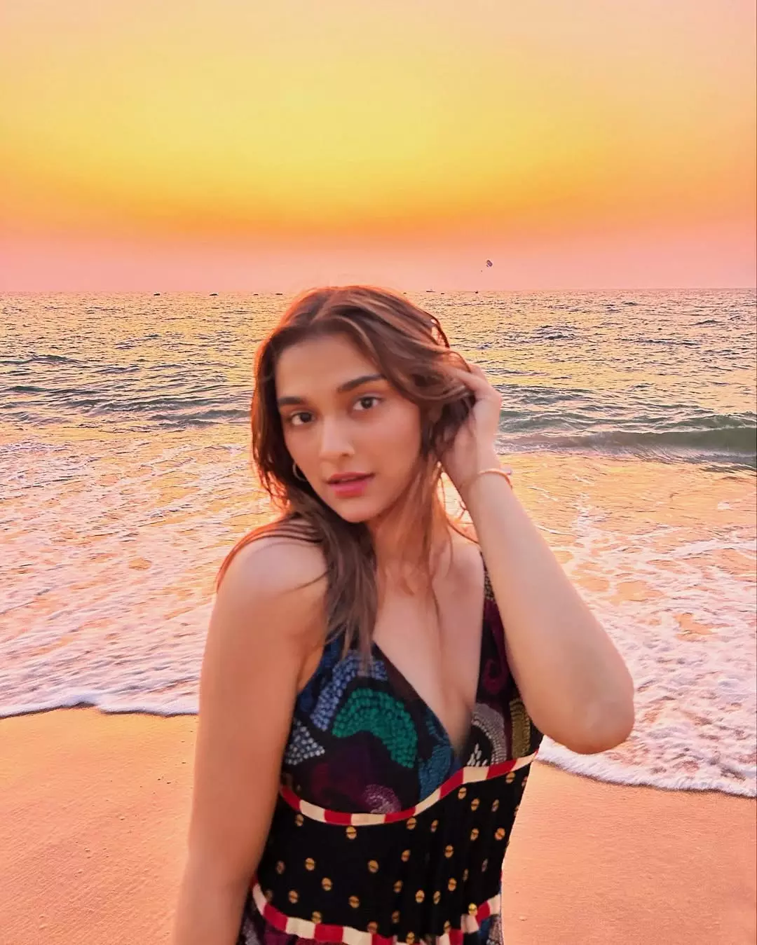 Saiee Manjrekar�s Stunning Glam Look Saiee Manjrekar�s Stunning Glam Look