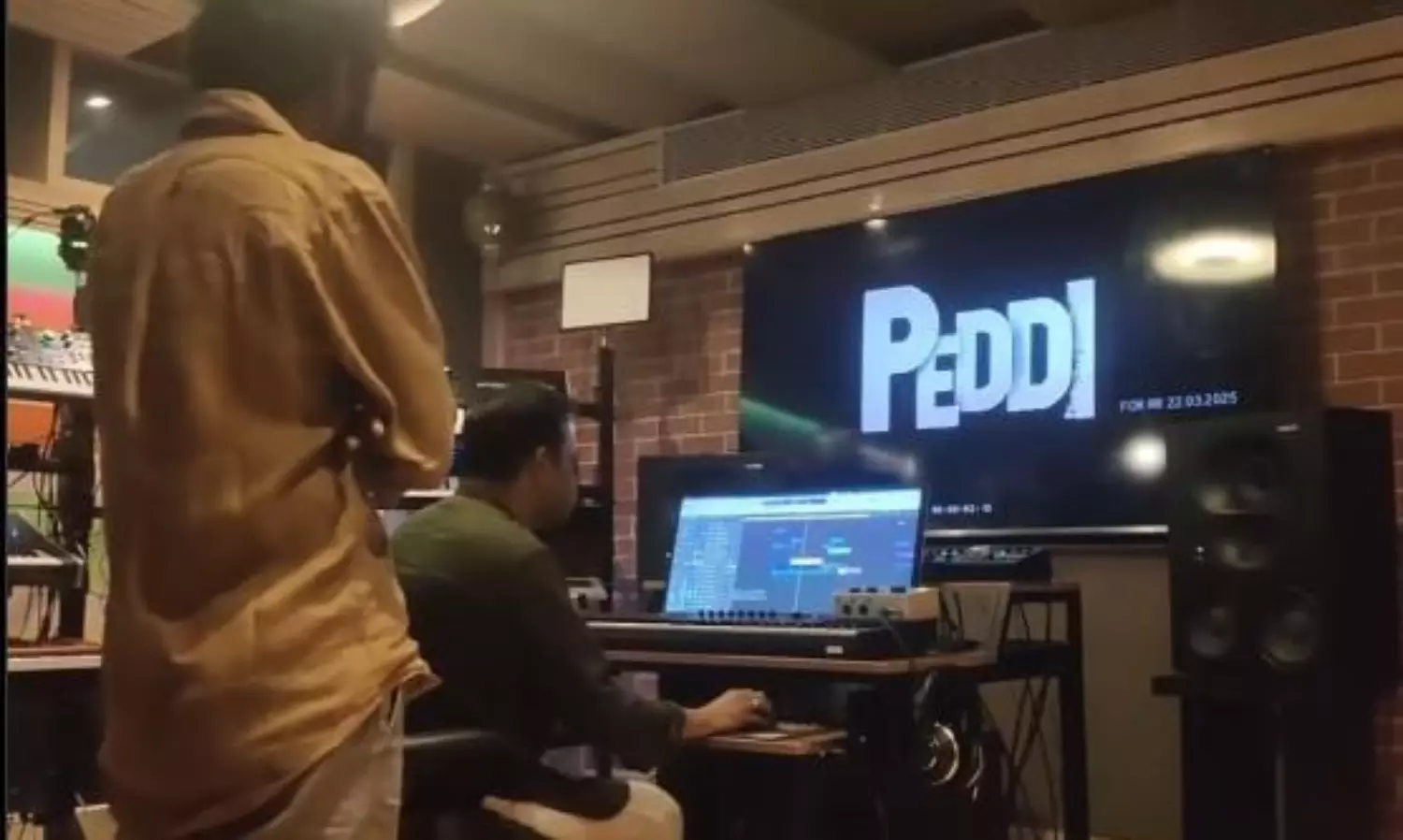 Ram Charan Shares Peddi Works Shot