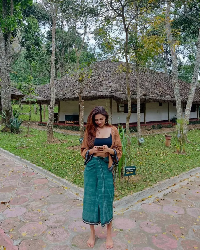 Malavika Mohanan�s Connection with Nature in Thekkady