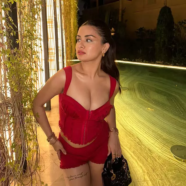 Avneet Kaur Rocks Red with Elegance and Confidence in Latest Shoot