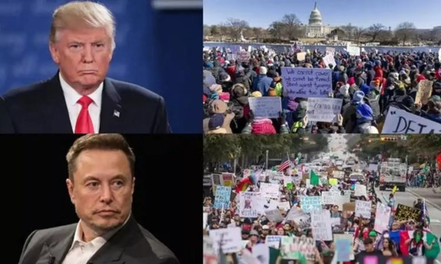ట్రంప్, మస్క్ లకు మూడినట్టే.. అమెరికా వ్యాప్తంగా నిరసన జ్వాల ట్రంప్, మస్క్ లకు మూడినట్టే.. అమెరికా వ్యాప్తంగా నిరసన జ్వాల