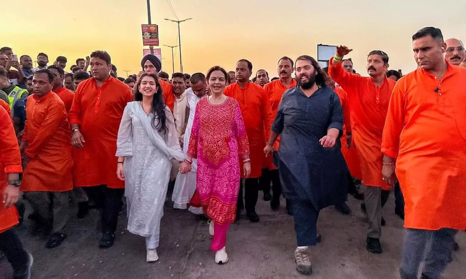 Anant Ambani Spiritual Journey A 170km Padayatra Completed