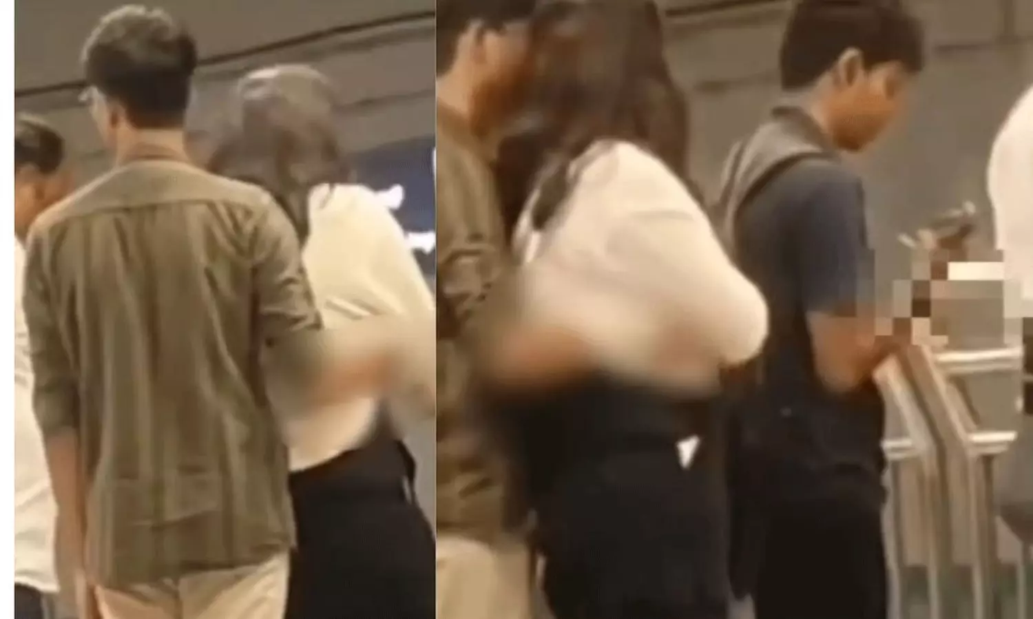 మెట్రోలో జంట వెర్రి చేష్టలు.. సిగ్గు లేదా అంటూ తిడుతున్న నెటిజన్స్