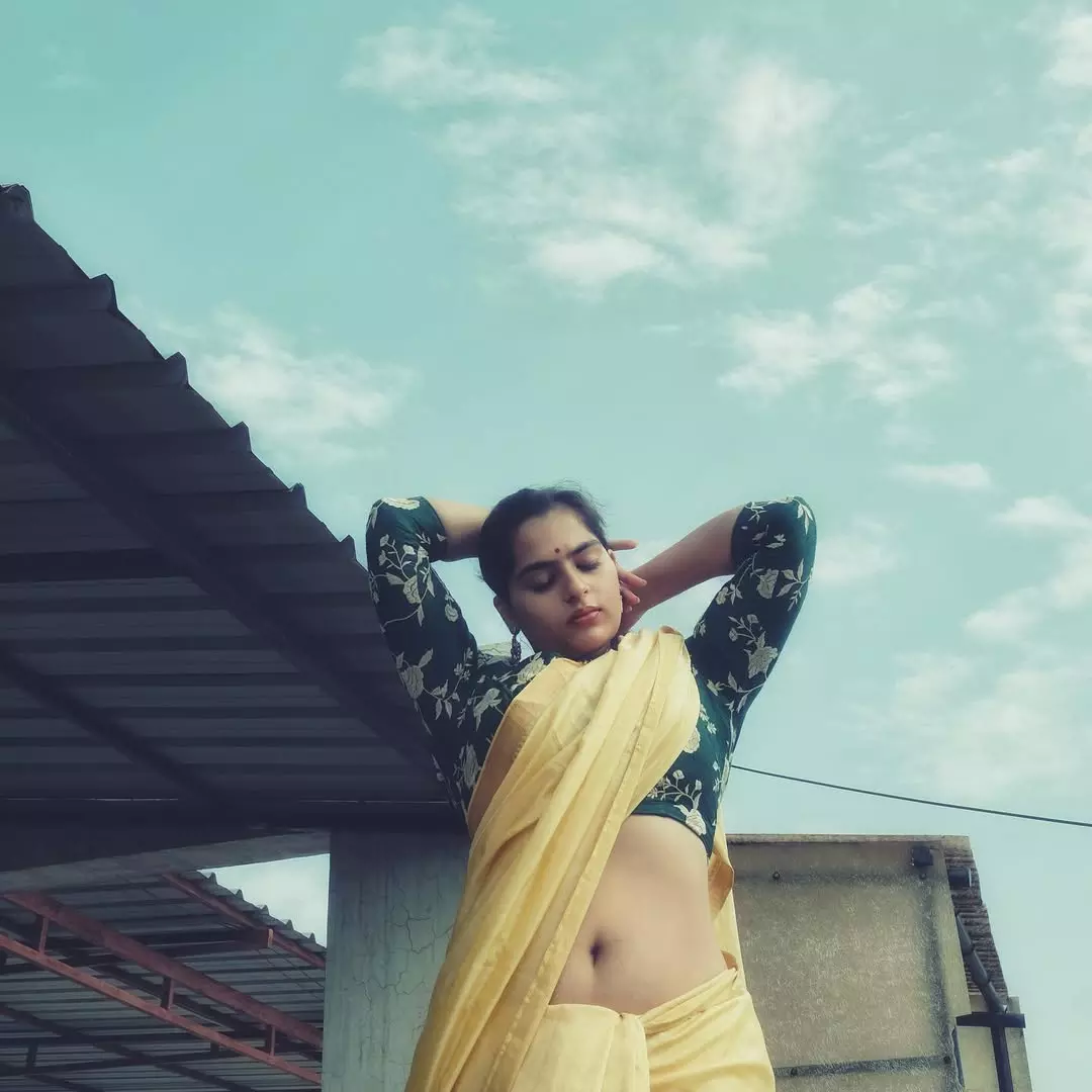 Kavya Kalyanram Sunshine Draped in Tradition