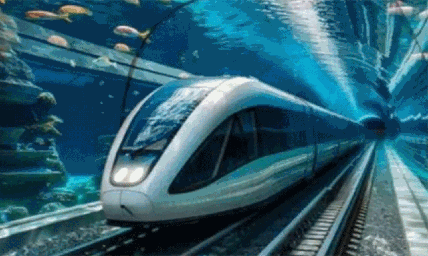 Underwater Superfast Submarine Train