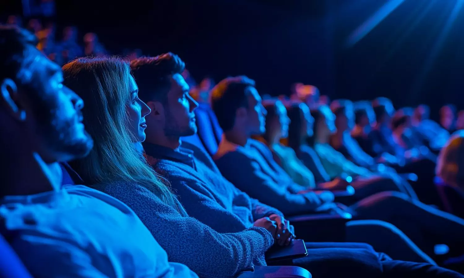 Audience Watching Movie