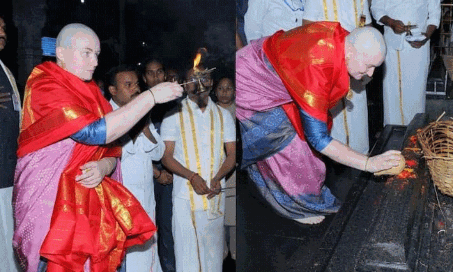 DCM Kalyan’s Wife Anna Tonsures Hair In Tirumala