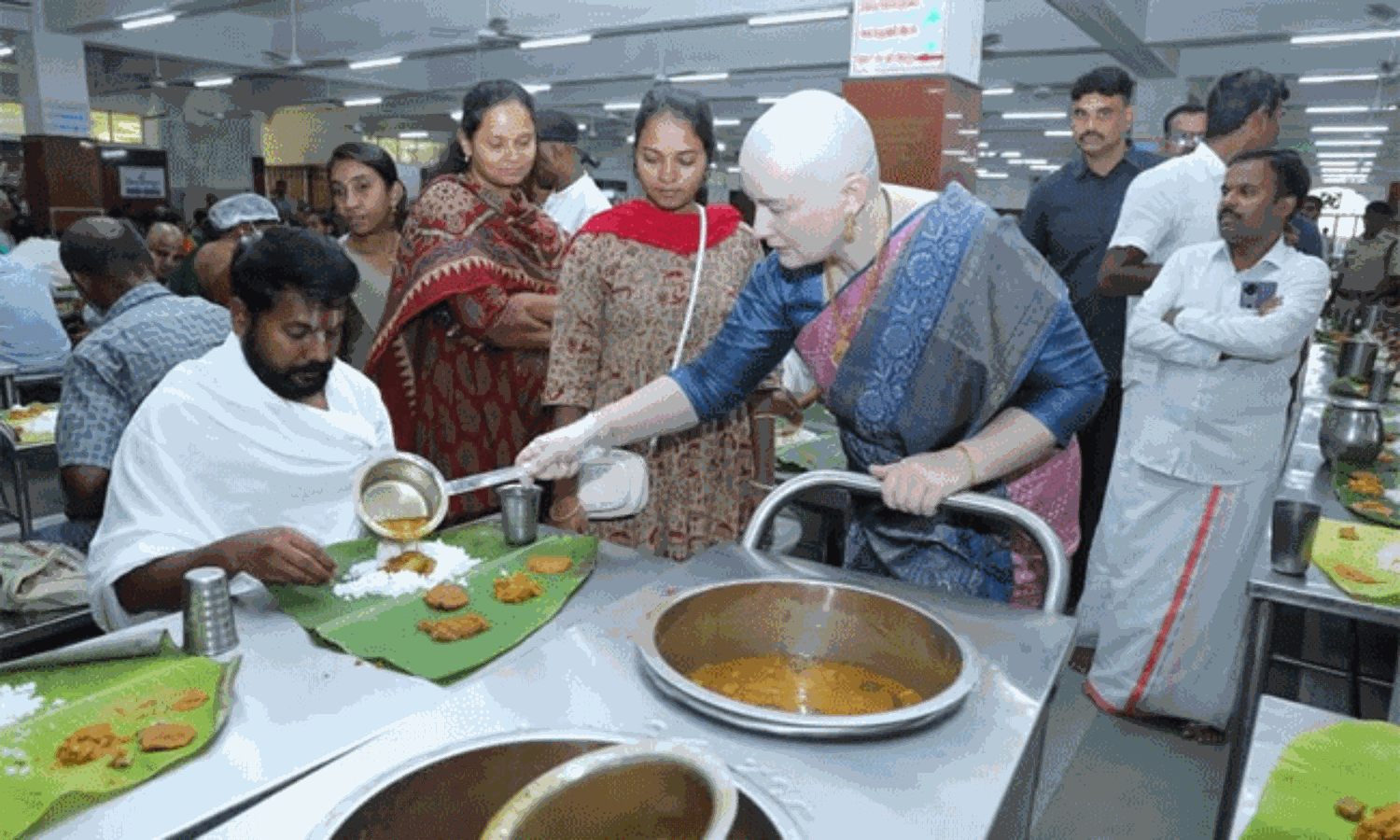 Anna Lezhinova Donates ₹17 Lakh to TTD for Sons Recovery Anna Lezhinova Donates ₹17 Lakh to TTD for Sons Recovery