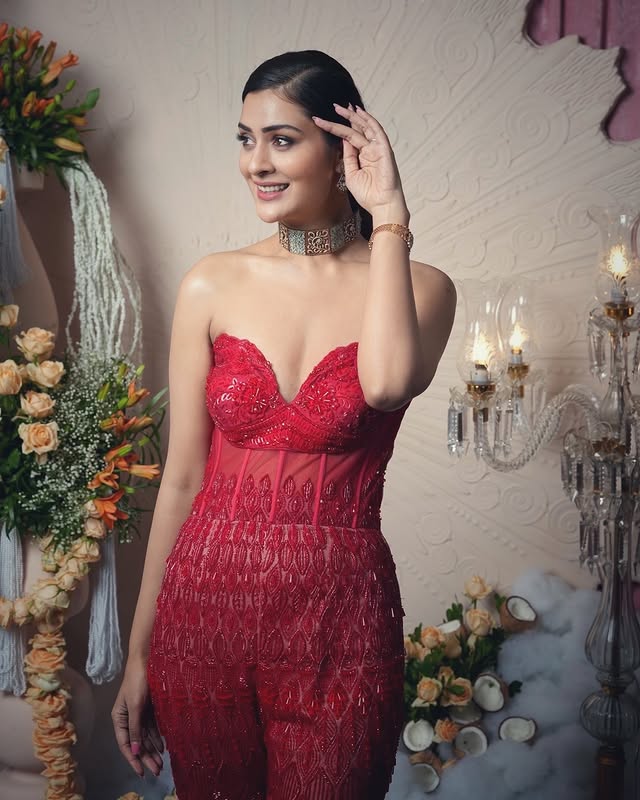 Payal Rajput turns heads in red at Lakshmi Manchu�s charity event Payal Rajput turns heads in red at Lakshmi Manchu�s charity event