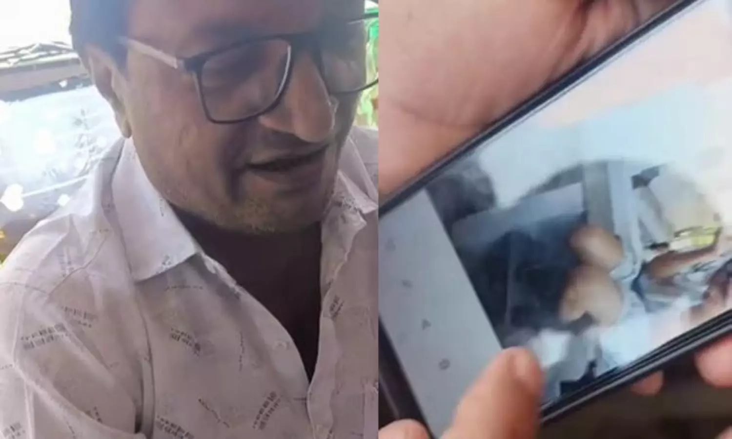 వైరల్ వీడియో.. గుడి బయట మహిళ కాళ్లు ఫోటోలు తీస్తున్న వృద్ధుడికి తగిన బుద్ధి చెప్పిన బాధితురాలు! వైరల్ వీడియో.. గుడి బయట మహిళ కాళ్లు ఫోటోలు తీస్తున్న వృద్ధుడికి తగిన బుద్ధి చెప్పిన బాధితురాలు!