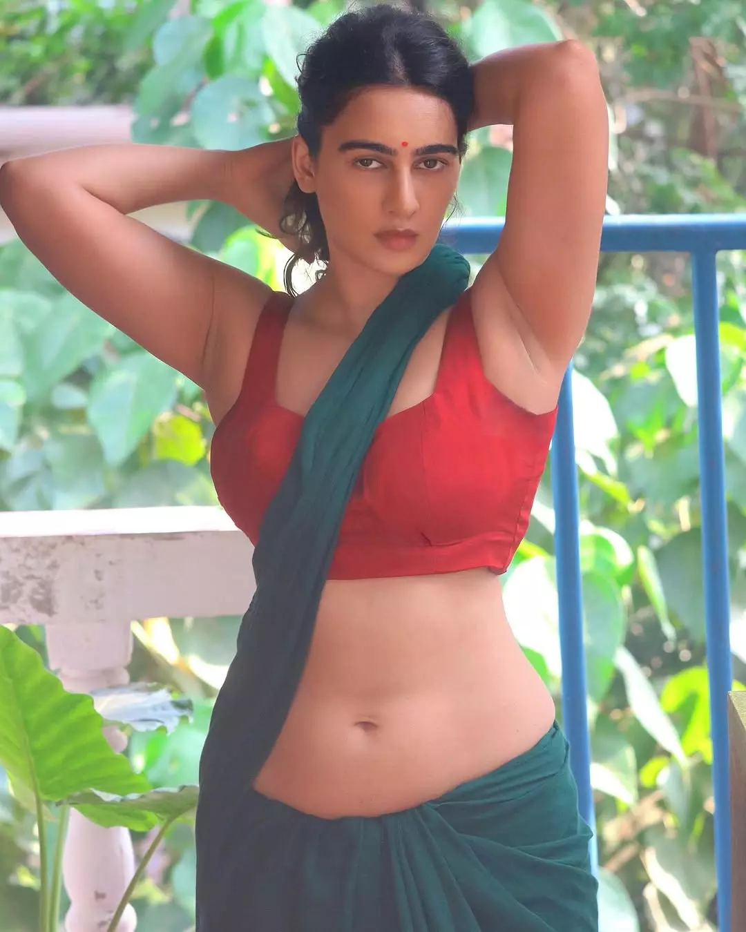 Megha Shukla’s Striking Saree Look Megha Shukla’s Striking Saree Look