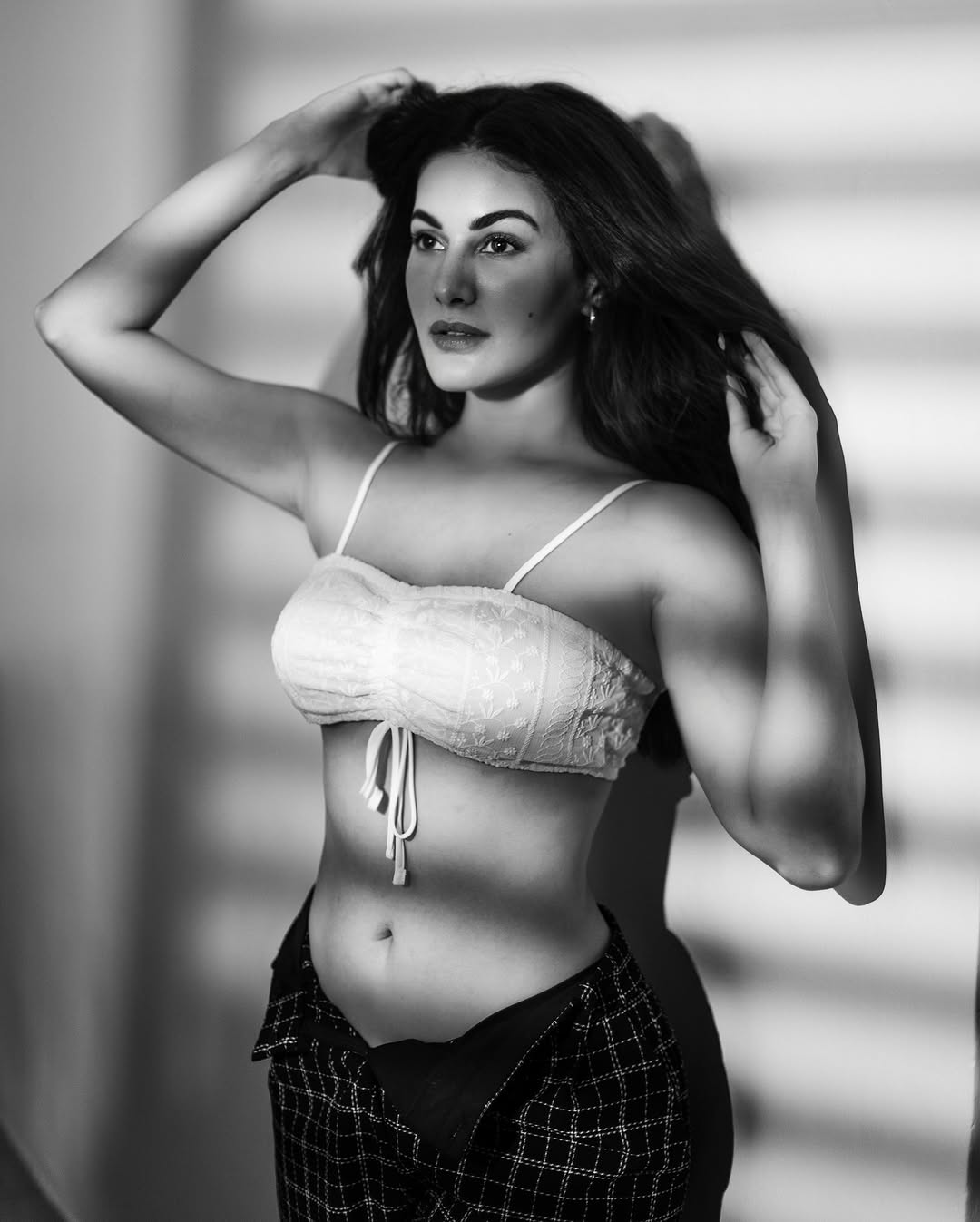 Amyra Dastur’s Elegant Look in Black and White Frame