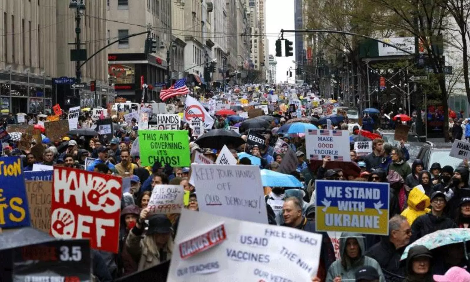 Three Months of Trump 2.0: Protests Erupt Across the U.S. Three Months of Trump 2.0: Protests Erupt Across the U.S.