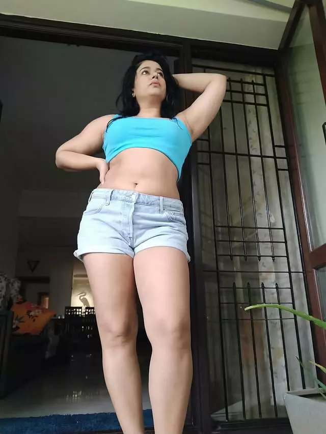 Poonam Bajwa Spreads Cheer in Casual Blue Poonam Bajwa Spreads Cheer in Casual Blue